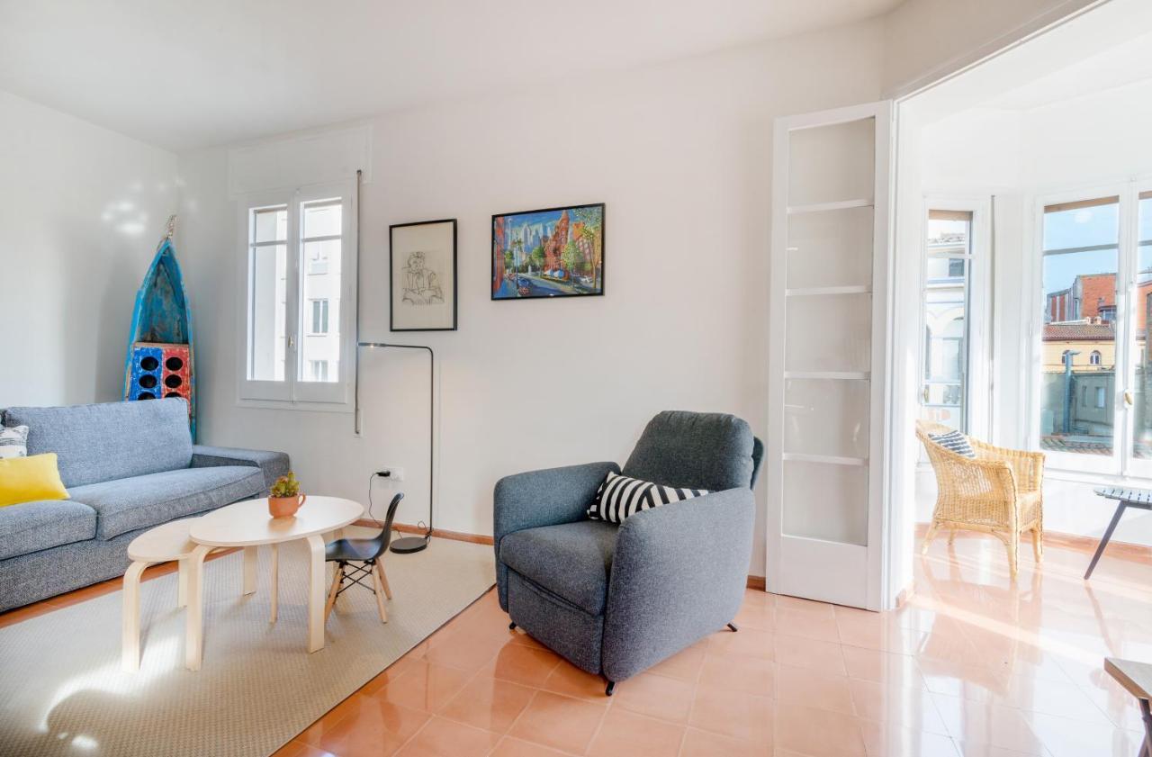 New Top Floor Apt With A Lot Of Light & Aircon Girona Luaran gambar